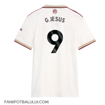 Arsenal Gabriel Jesus #9 Tricou Fotbal Replică 2025-26 Femei Treilea